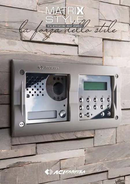 Matrix Polished Stainless Steel Door Stations